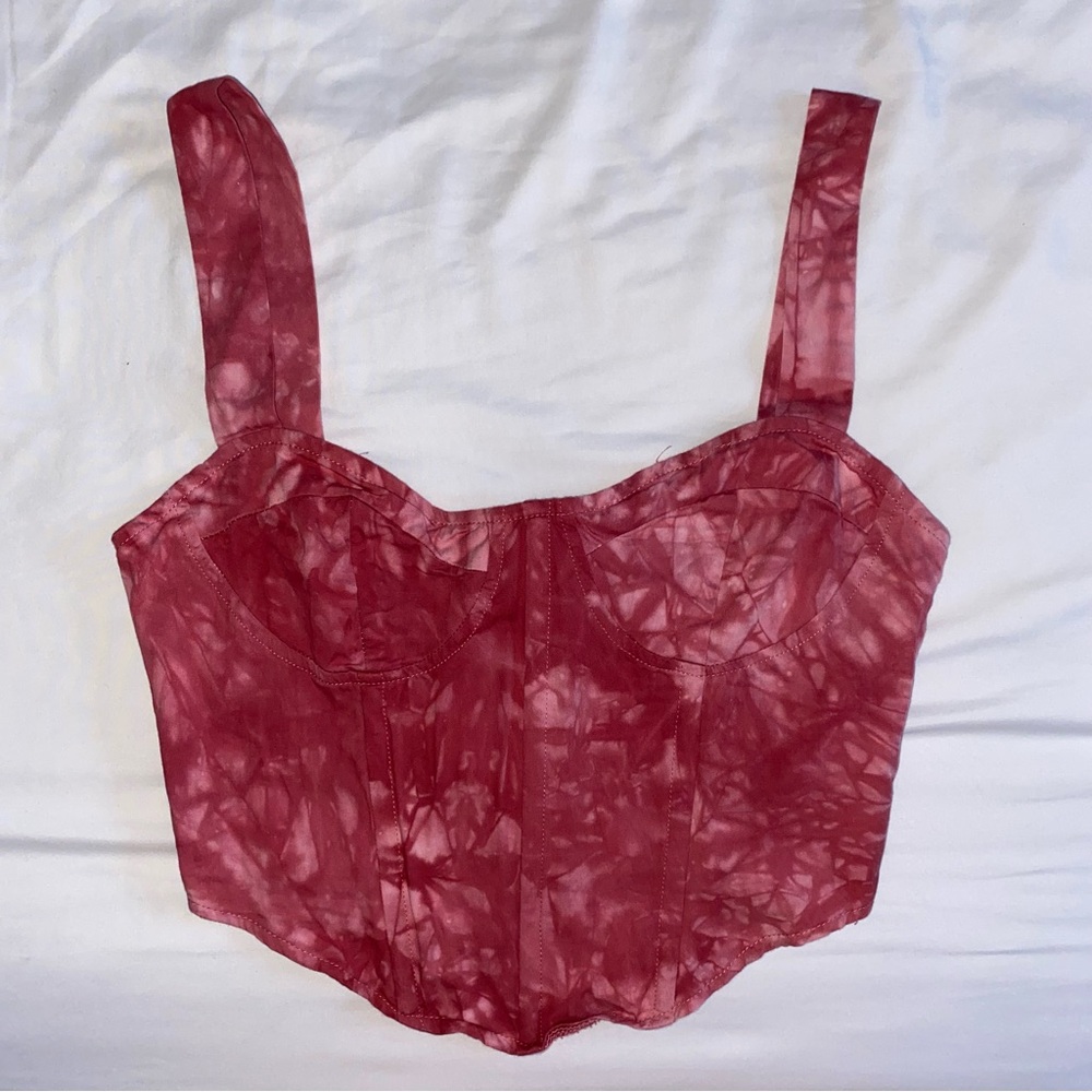 PrettyLittleThing Pink Bustier Top